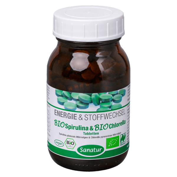 Sanatur Bio Spirulina & Chlorella Tabletten