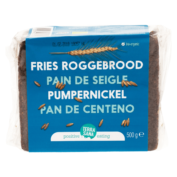 TerraSana Bio Roggenbrot Natur Pumpernickel