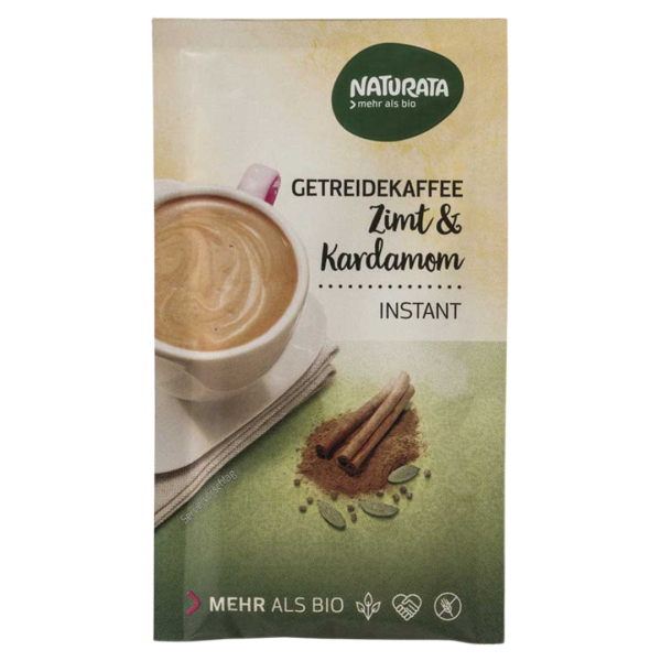 Naturata Bio Getreidekaffee Zimt&amp;Kardamom,instant, Portionsbeutel