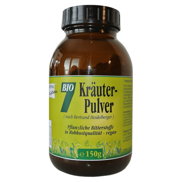 Gesund &amp; Leben Bio 7 Kräuter-Pulver, 150g