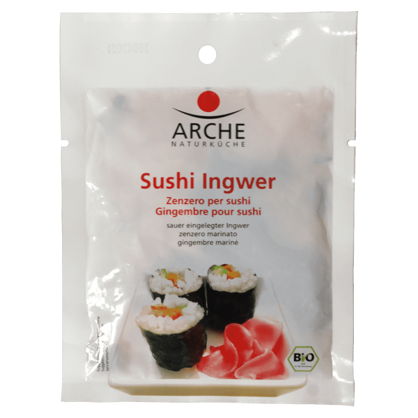 Arche Naturküche Bio Sushi Ingwer MHD 23.01.2023