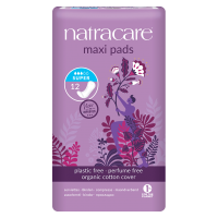 Natracare Maxi Damenbinden Super, 12 Stück Natracare Maxi Damenbinden Super, 12 Stück