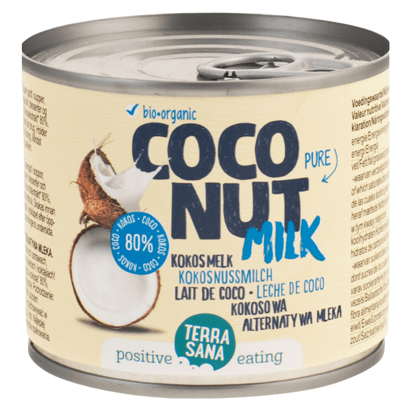 TerraSana Bio Kokosmilch, 80% Kokos