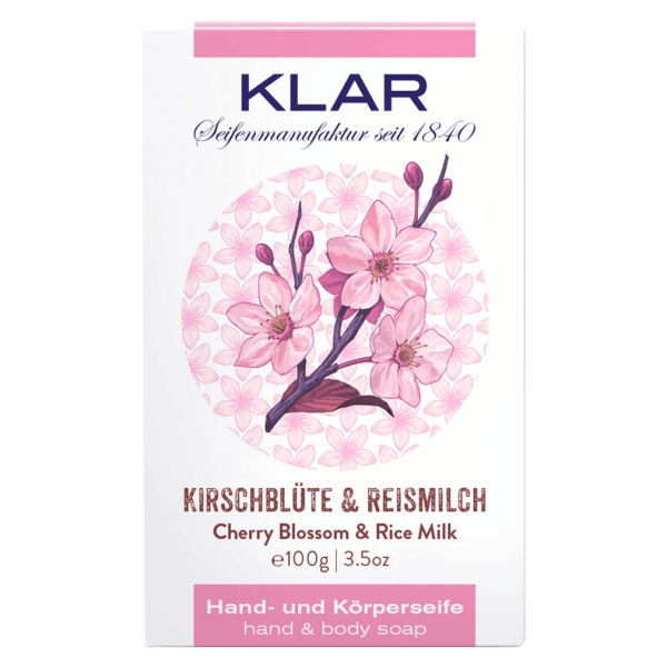 Klar Seifen Kirschblüten &amp; Reismilch Seife