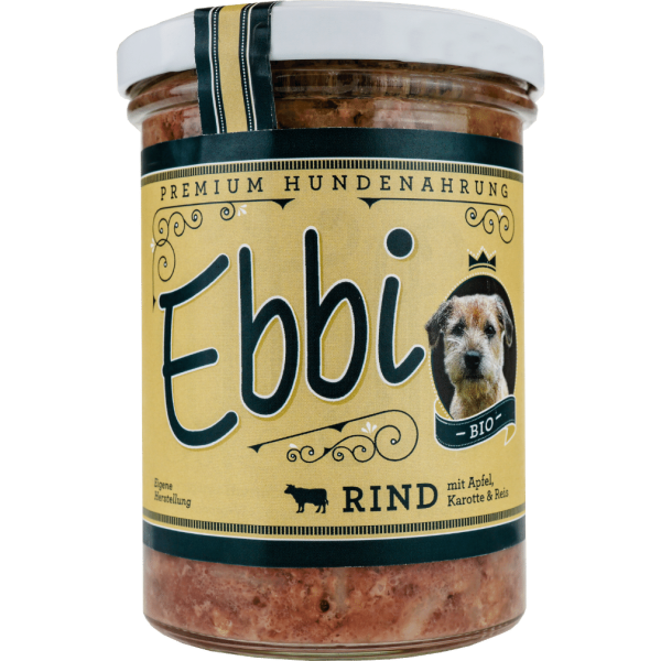 Wuff &amp; Mau Bio Hundefutter Ebbi Rind