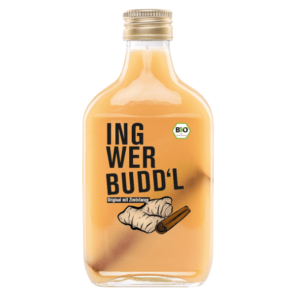 Ingwer Budd&#039;l Bio Ingwer Shots Original mit Zimtstange, MHD 17.3.23