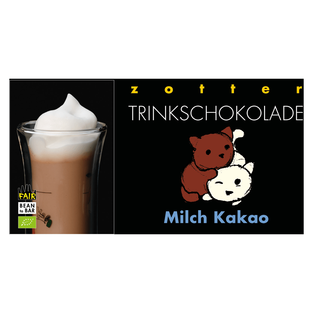 Zotter Bio Trinkschokolade - Milch Kakao | greenist