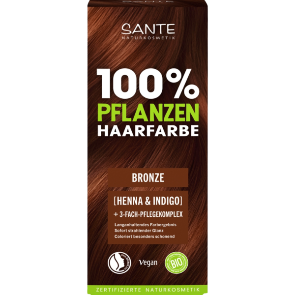 Sante Naturkosmetik Pflanzenhaarfarbe Bronze
