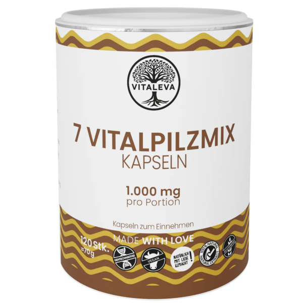VITALEVA 7 Vital Pilz Mix Kapseln