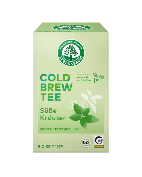 Lebensbaum Bio Cold Brew Süße Kräuter, 20 Beutel