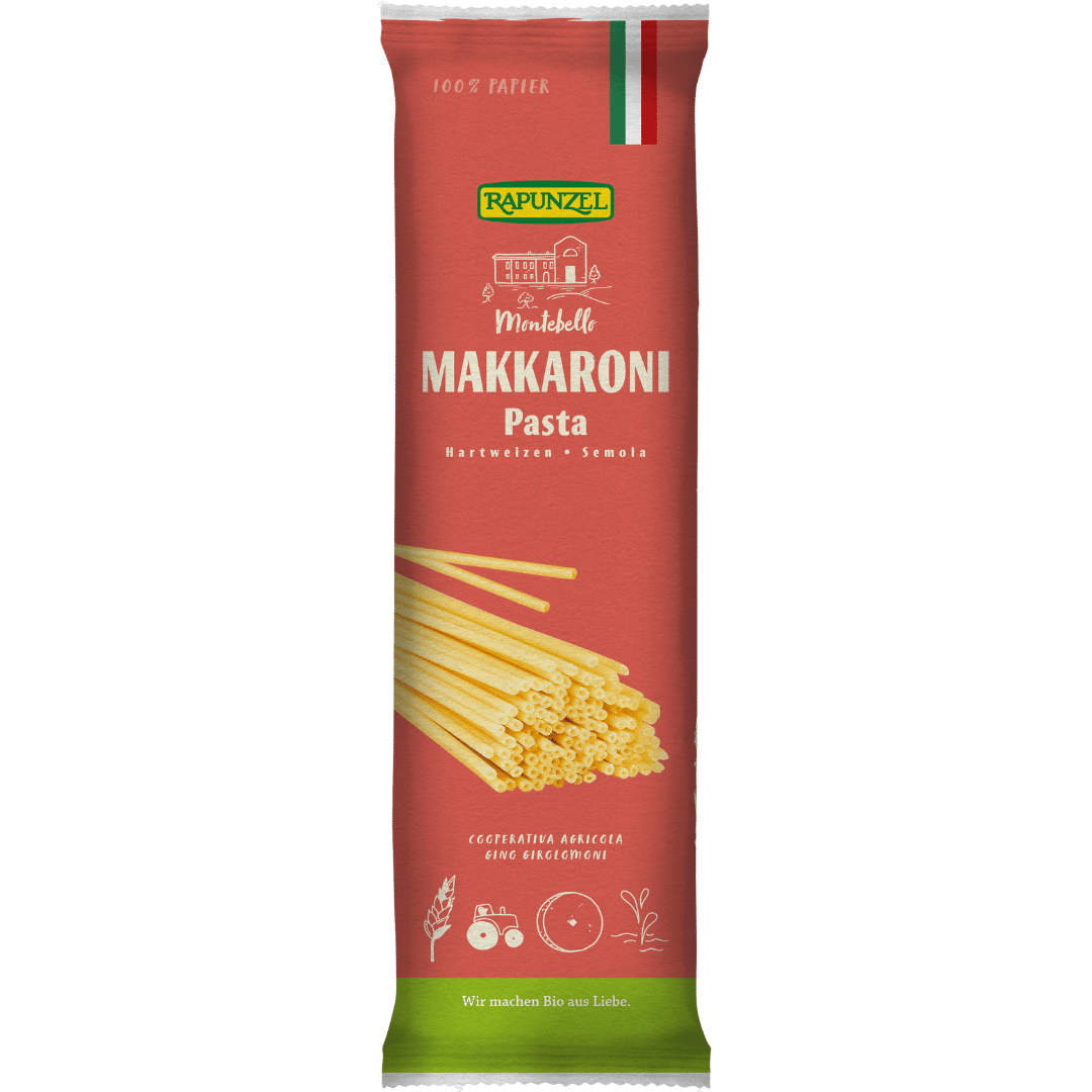 Bio Makkaroni Semola von Rapunzel bei greenist.de
