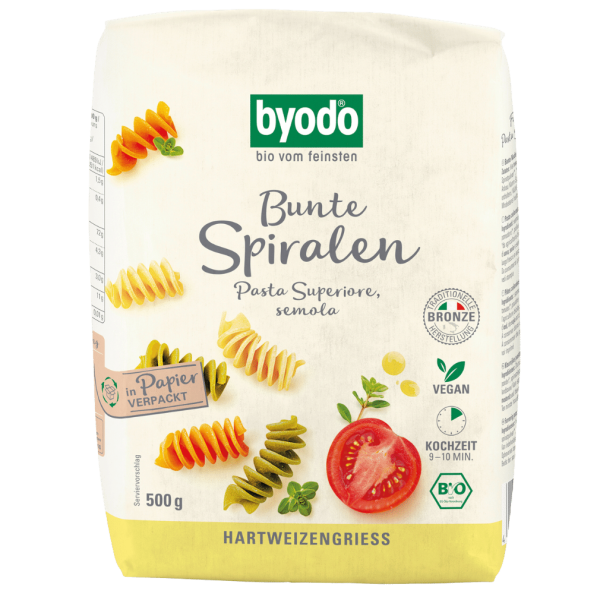 byodo Bio Spiralen bunt semola 500g