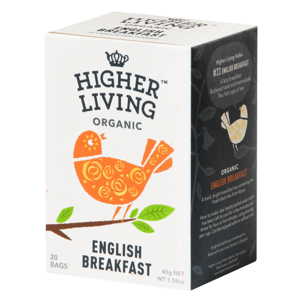 Higher Living Bio English Breakfast, 20Btl