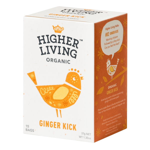 Higher Living Bio Ginger Kick, 15Btl