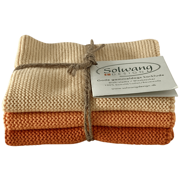 Solwang Design Bio Wischtücher, Brauntöne