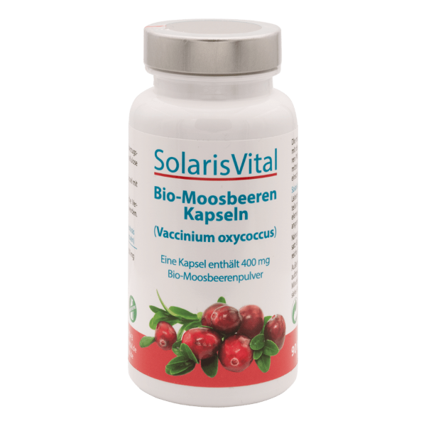 SolarisVital Bio Moosbeeren Kapseln, 90 Stück