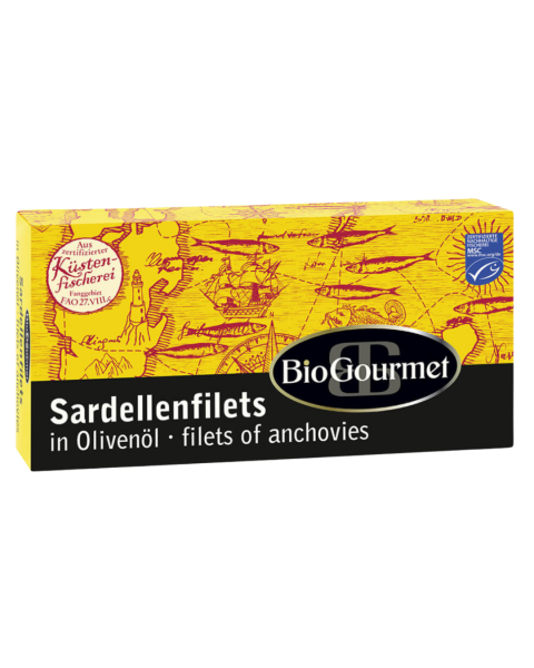 BioGourmet Bio Sardellenfilet, 50g