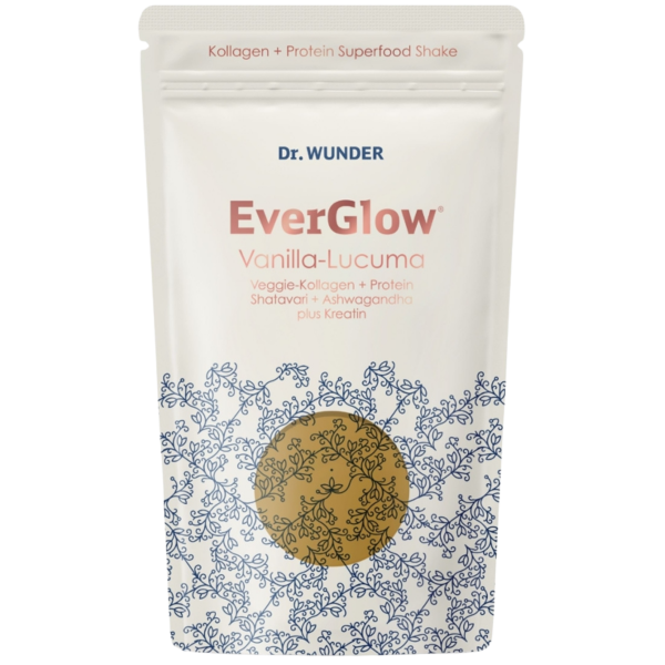 Dr. Wunder EverGlow Vanilla-Lucuma Kollagen + Super-Food-Shake