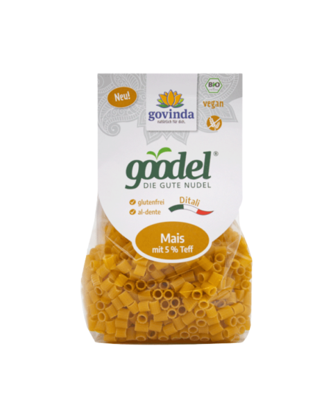 Govinda Bio Goodel Ditali Teff, Mais, 250g