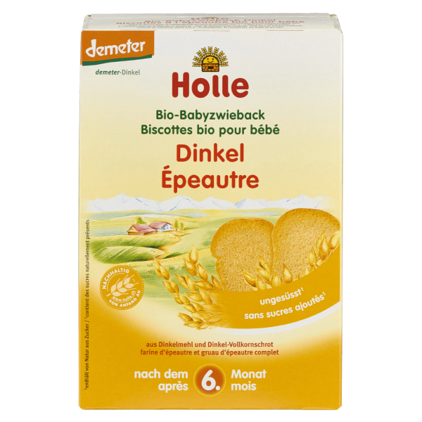 Holle Bio Babyzwieback Dinkel, 200g