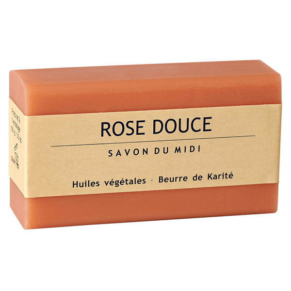 Savon Du Midi Seife mit Karité-Butter Rose Douce 100g