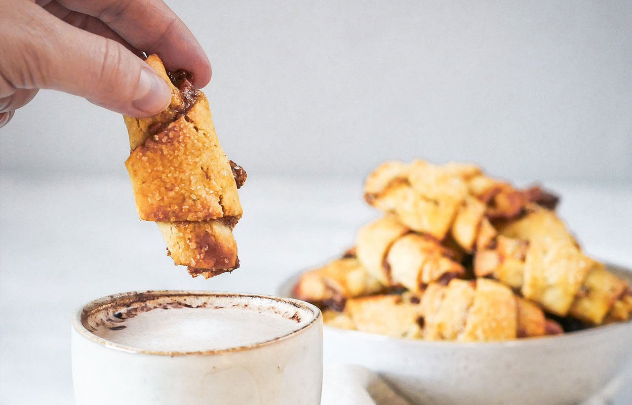 Glutenfreie Nusshörnchen aus Maniokmehl von Ruut