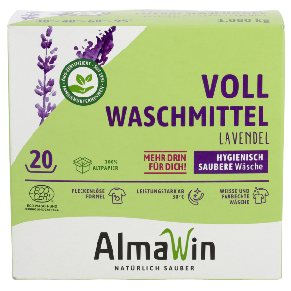 AlmaWin Vollwaschmittel Lavendel