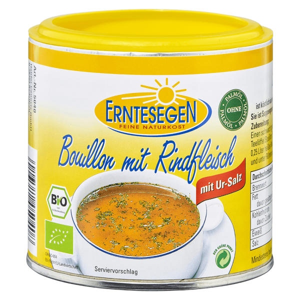 Erntesegen Bio Bouillon mit Rindfleisch