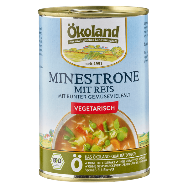 Ökoland Bio Minestrone mit Reis