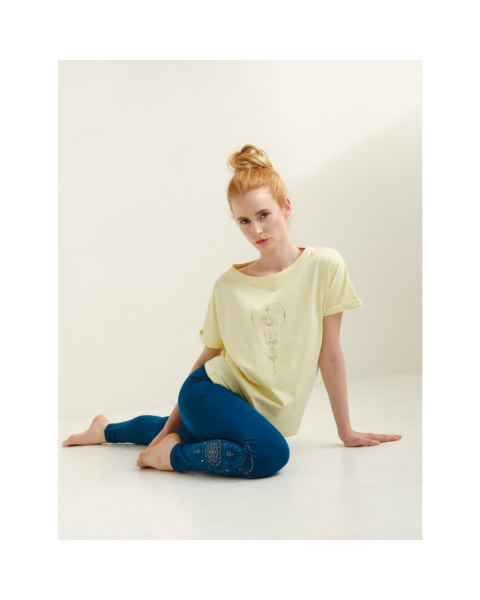 Spirit of Om Shirt Eka Padma - vanille