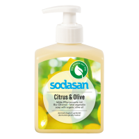 Sodasan Handspülmittel Lemon – 500 Ml, Bio-zertifiziert, Mit ätherischem Zitronenöl
