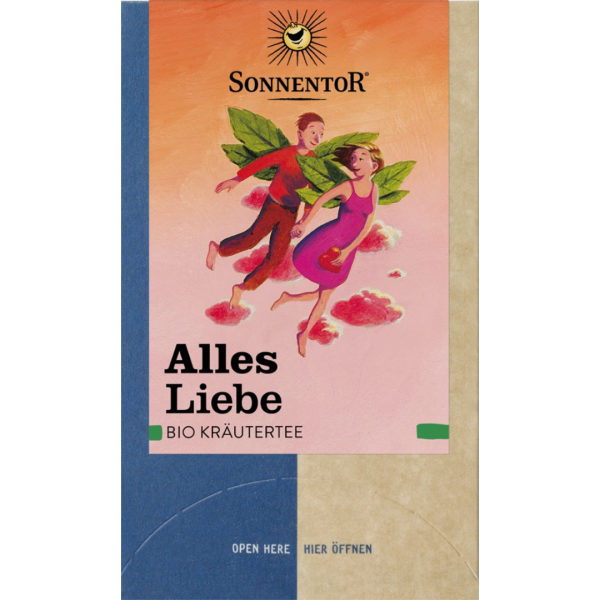 Sonnentor Bio Alles Liebe Kräutertee, 27 g, Doppelkammerbeutel