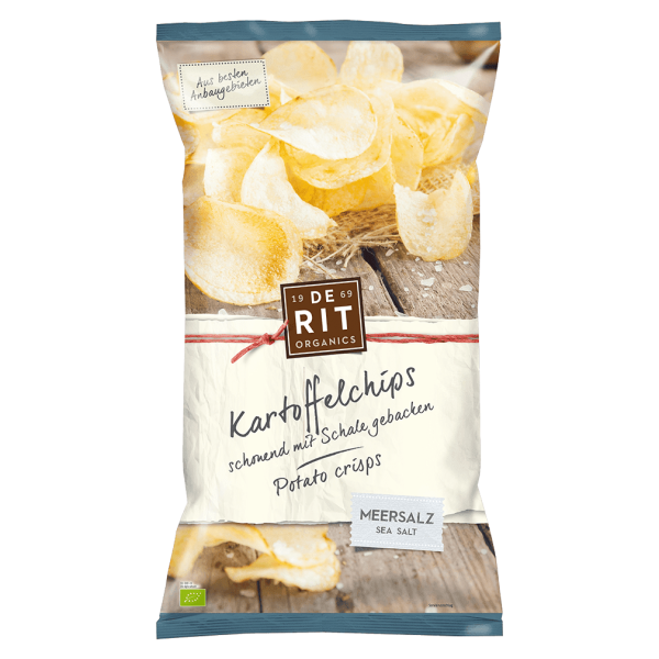 deRit Bio Kartoffelchips Meersalz