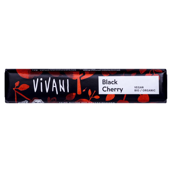 Vivani Bio Black Cherry Schokoriegel