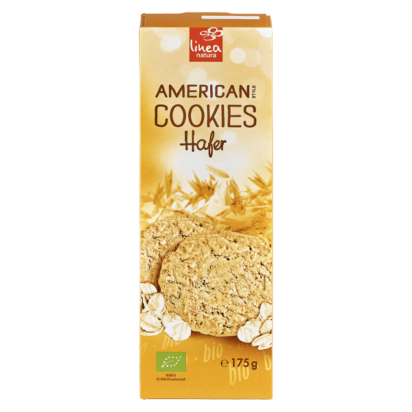 Linea Natura Bio American Cookies Hafer MHD 23.05.2024