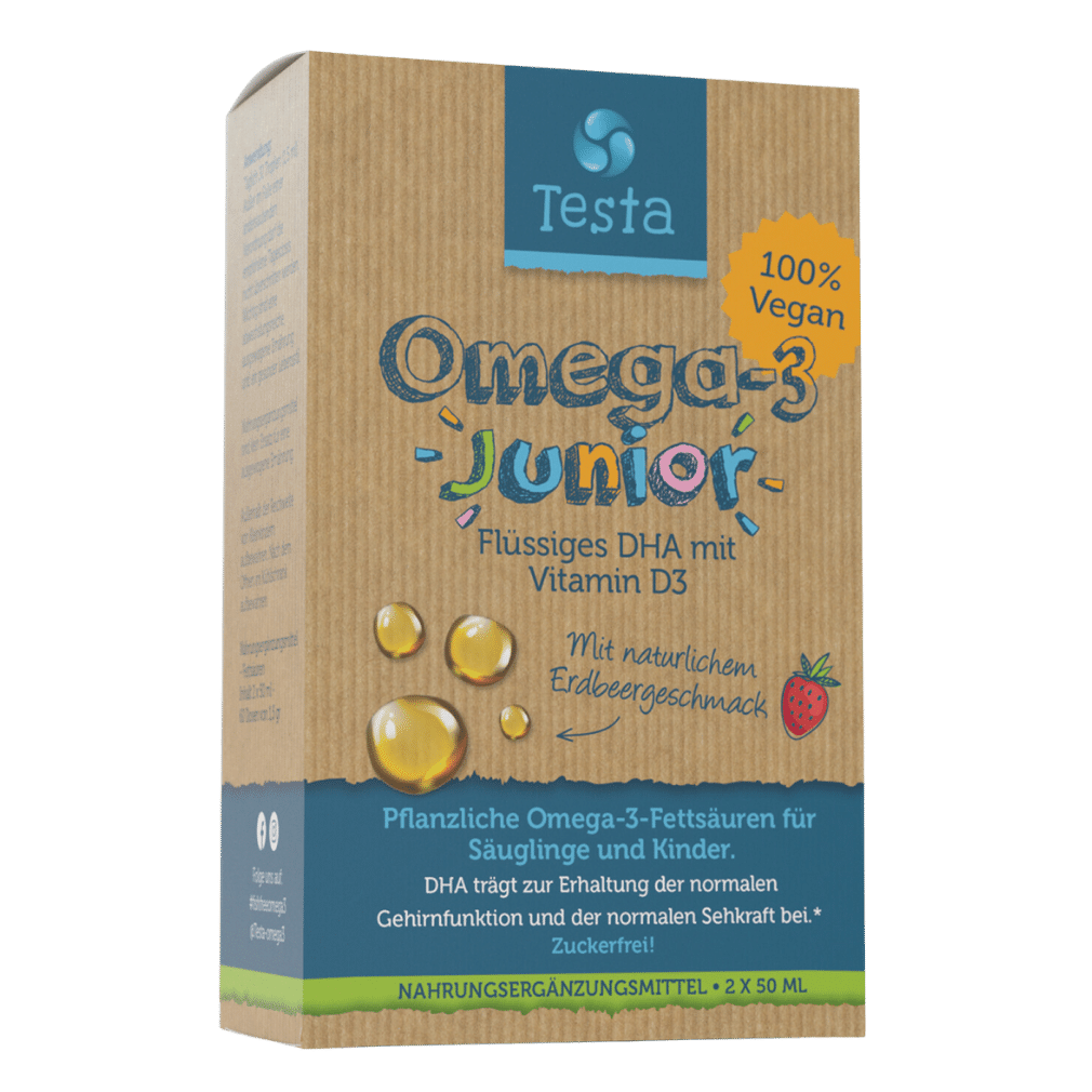 Testa Omega3 Junior Veganes DHA & D3 für Kinder greenist