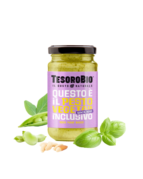 TesoroBio Bio Italianisches Veganes Pesto (Ohne Knoblauch)