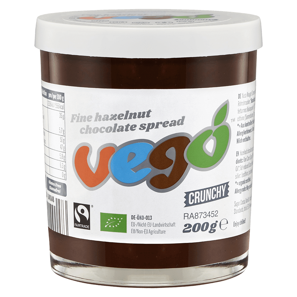 Bio Fine Hazelnut Chocolate Spread von vego bei greenist.de