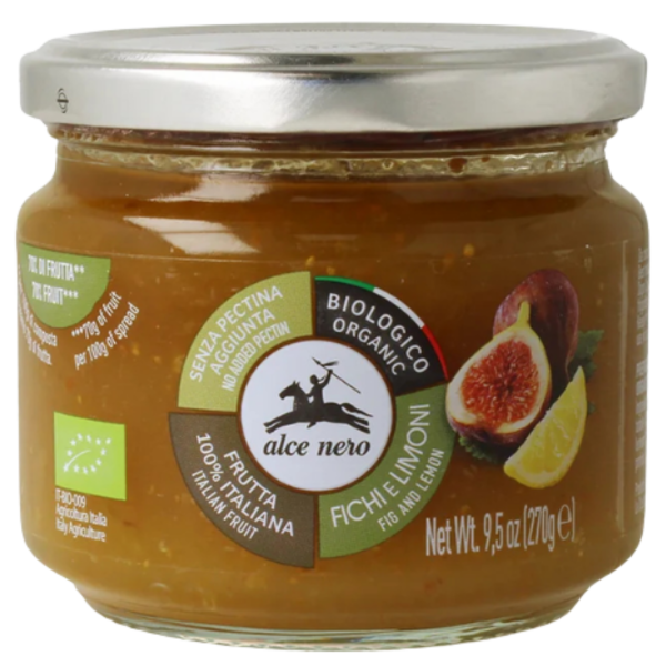 Alce Nero Bio Fruchtaufstrich Feige-Zitrone, 270g