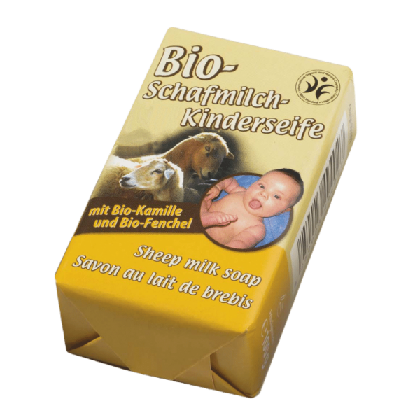 Saling Schafmilch Kinderseife mit Bio-Kamille und Bio-Fenchel