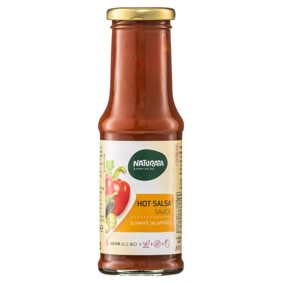 Hot Salsa Sauce Bio von Naturata – Scharf &amp; Würzig