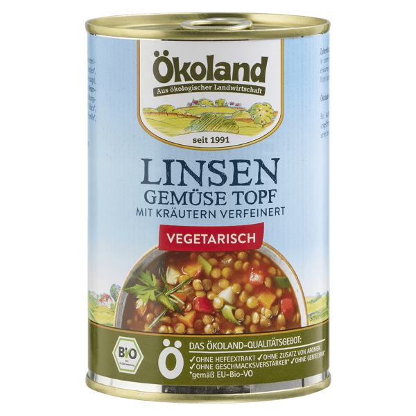 Ökoland Bio Linsen-Gemüse-Topf