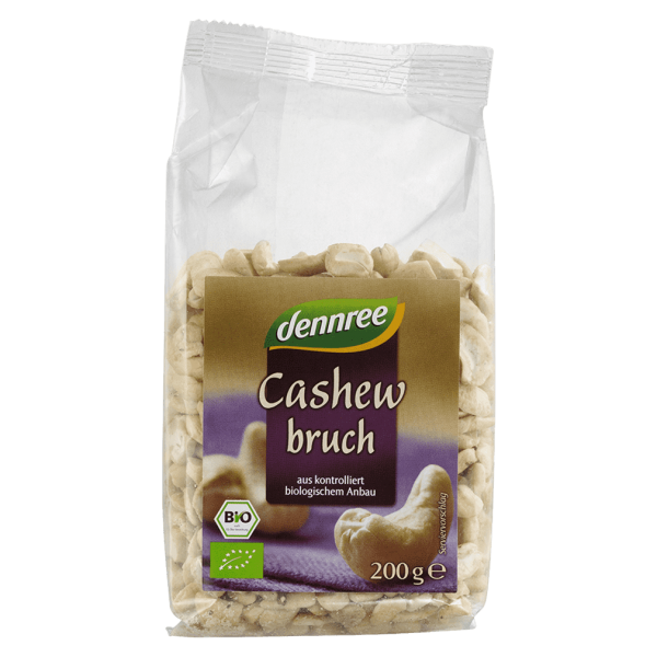 dennree Bio Cashewkerne, bruch