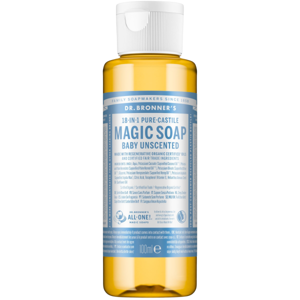 Dr. Bronners  Magic Soap Baby-Mild parfümfrei, flüssig, 100ml