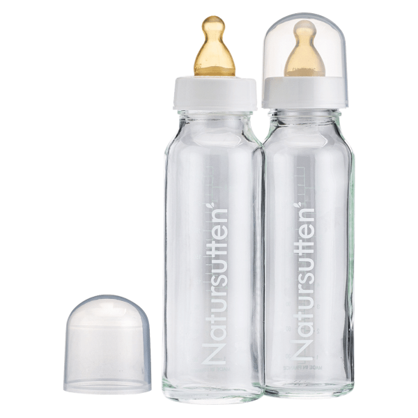 Natursutten Babyflasche Glas