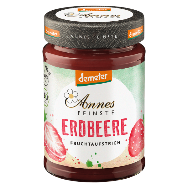 Annes Feinste Bio Erdbeere Fruchtaufstrich