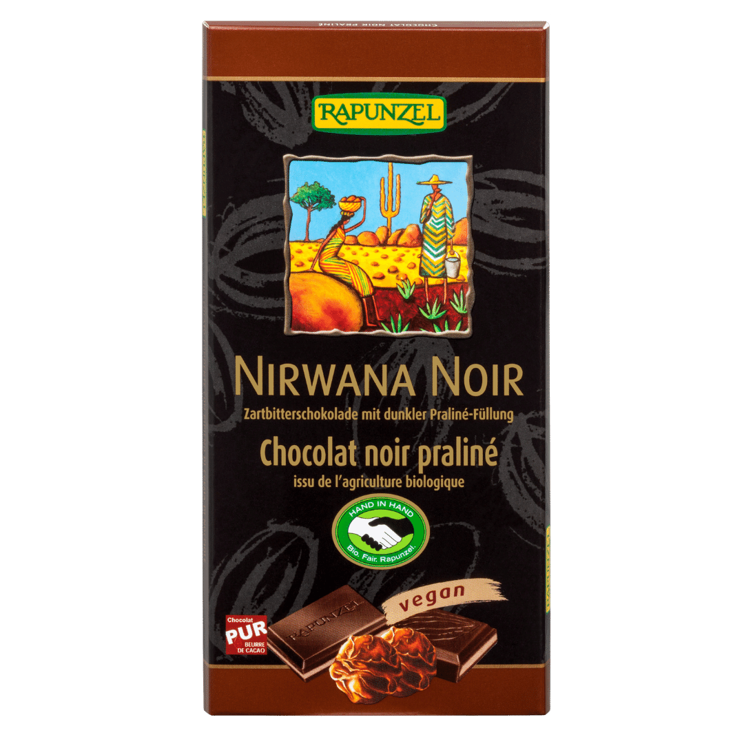 Nirwana Noir 55 % – zartbitter &amp; cremig gefüllt ️