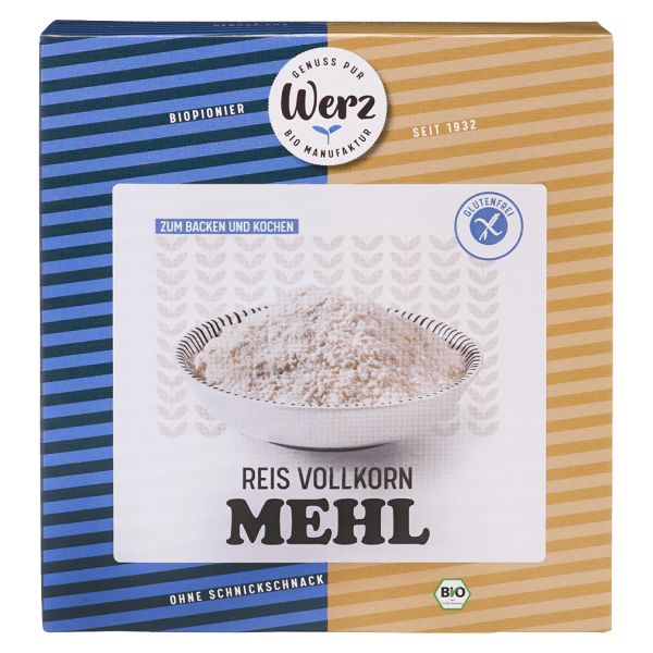 Werz Bio Reis Vollkorn Mehl