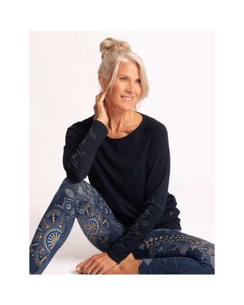 Spirit of Om Longsleeve Priya Bio-Baumwolle Flammgarn