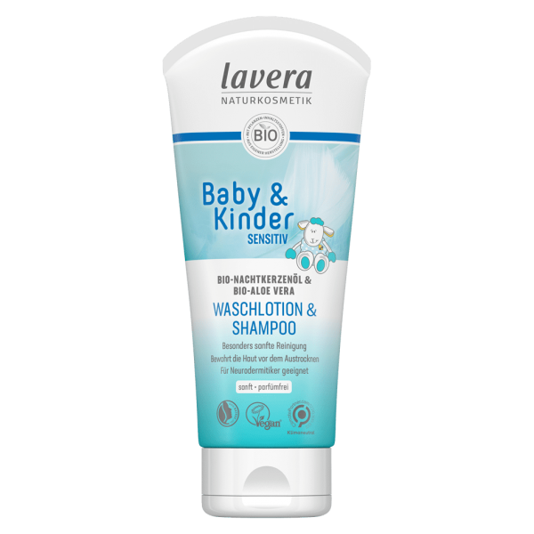 Lavera Baby &amp; Kinder Sensitiv Waschlotion &amp; Shampoo